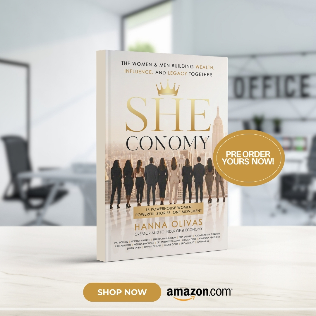 SHECONOMY book, featuring a contribution by Jackie Cook